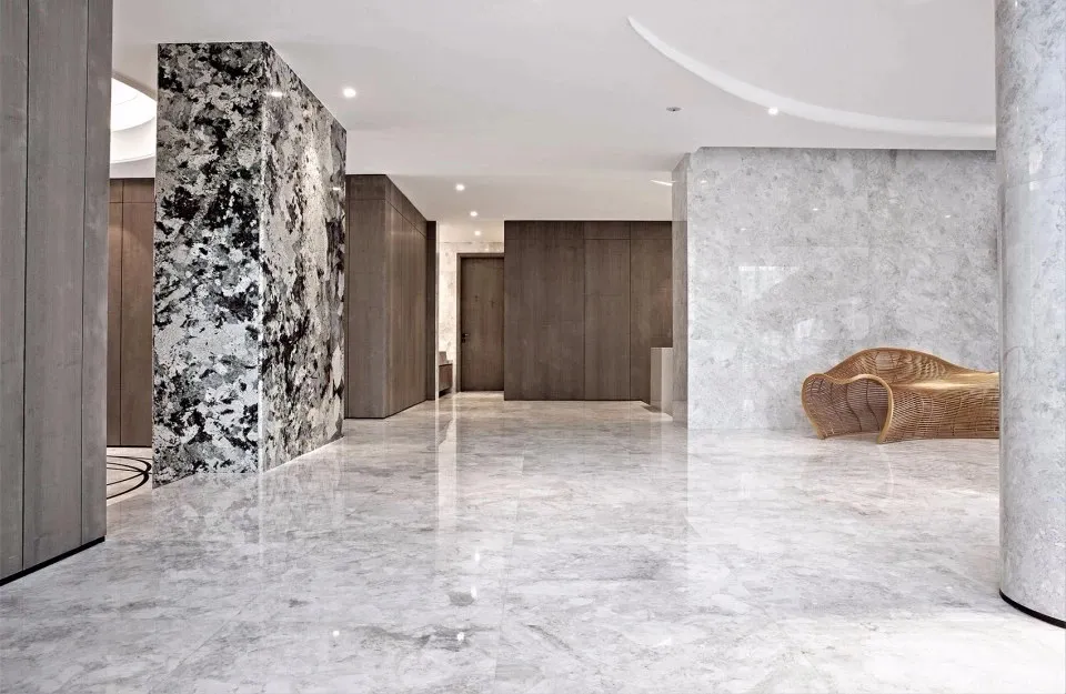 Tundra Gray Marble Interior Floor Tiles