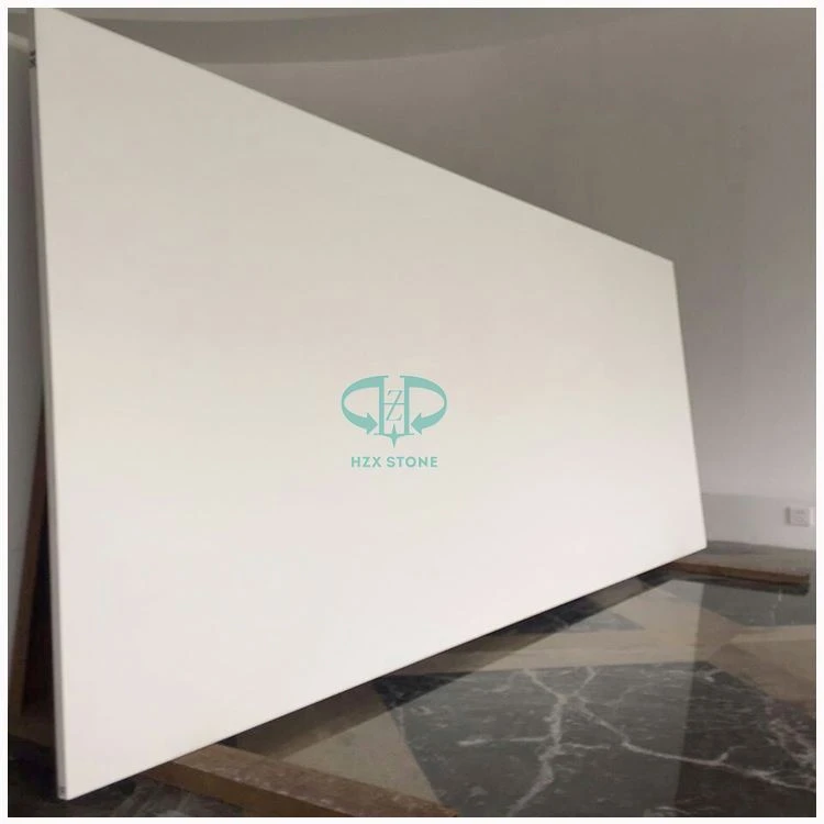 White Quartz Stone Countertop Slab