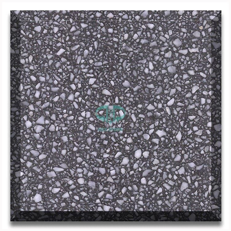 Grey White Terrazzo Stone