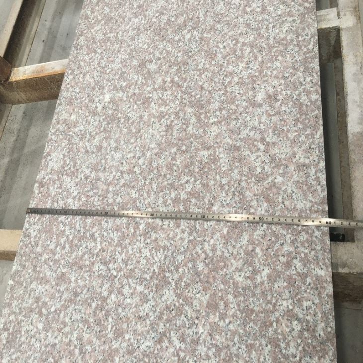 red granite paver