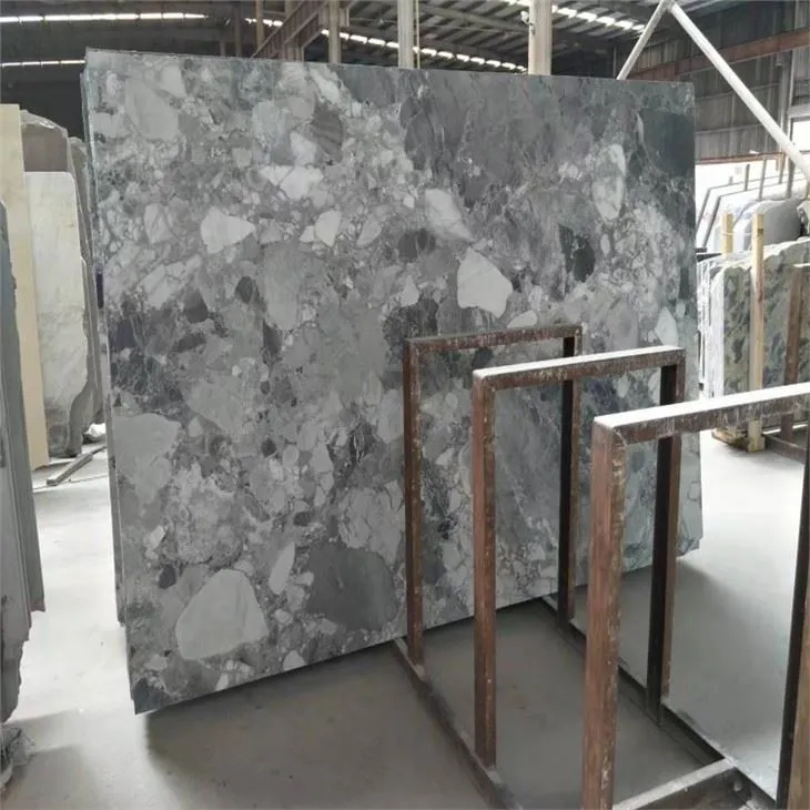 Polished White Chocolate Marble Slab