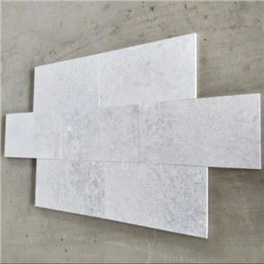 Срібляста біла травертинова плитка для підлоги