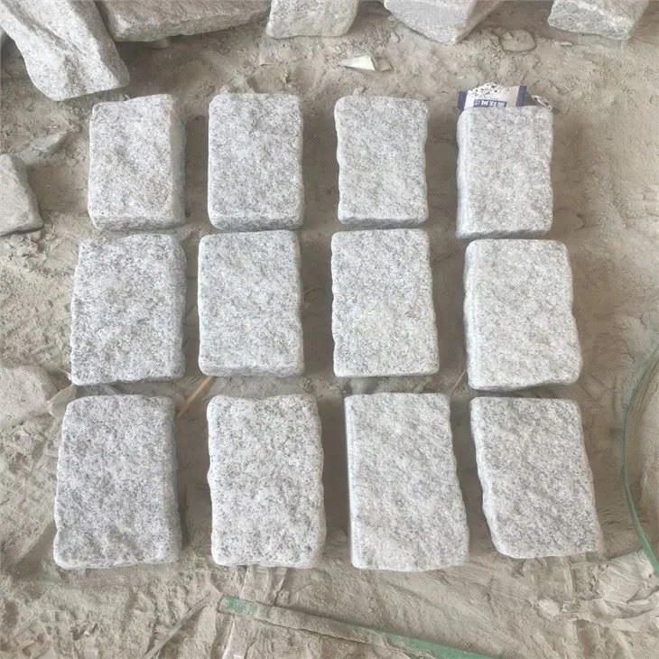 G603 Tumbled Cubestone Block Paving Granite