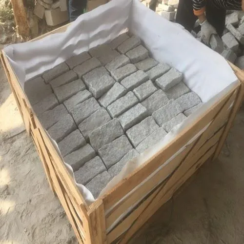 G603 Tumbled Cubestone Block Paving Granite
