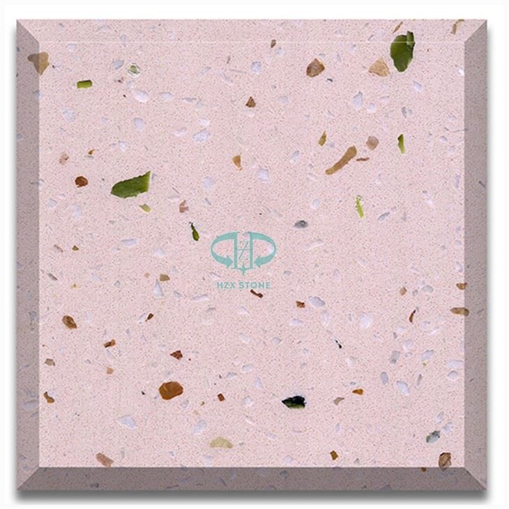 Рожевий камінь тераццо