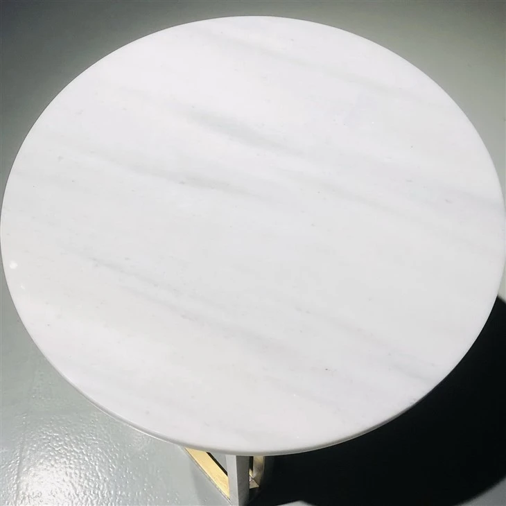Marble White Round Table